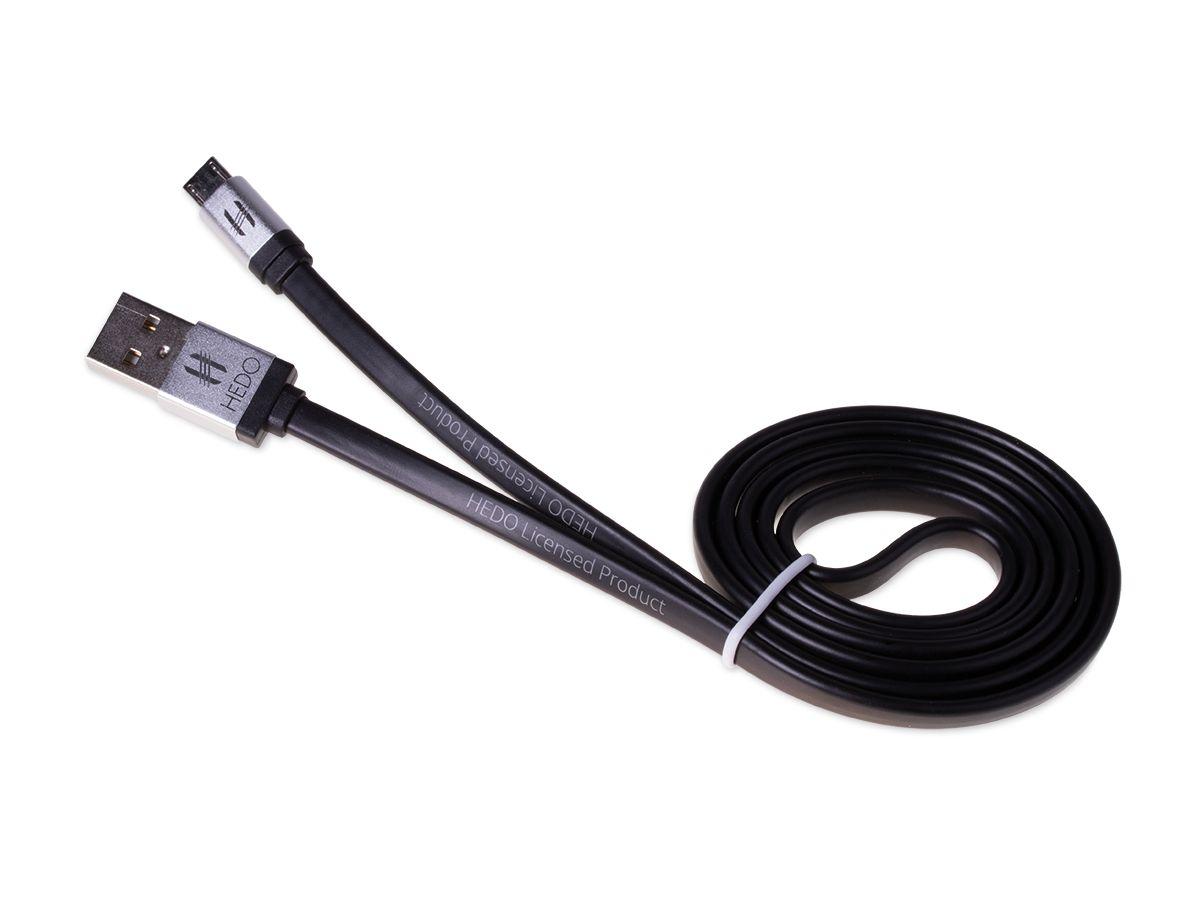 KABEL MICRO-USB HEDO UNIWERSALNY - CZARNY Fast charge (ORYGINALNY)