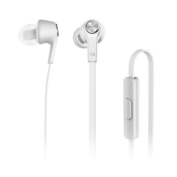 Sluchátka Xiaomi stříbrná Mi In-ear Headphones basic