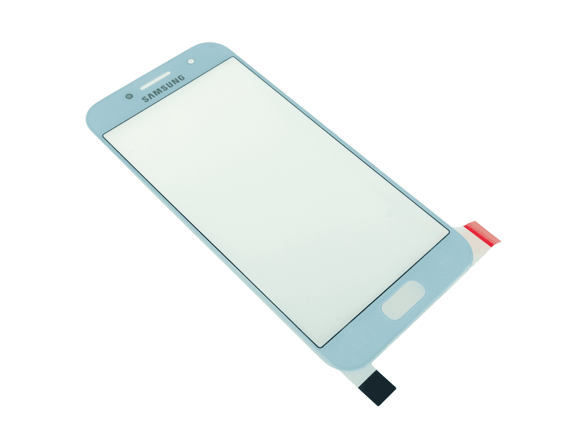LCD Sklíčko Samsung Galaxy A3 2017 SM-A320 modré - sklíčko displeje