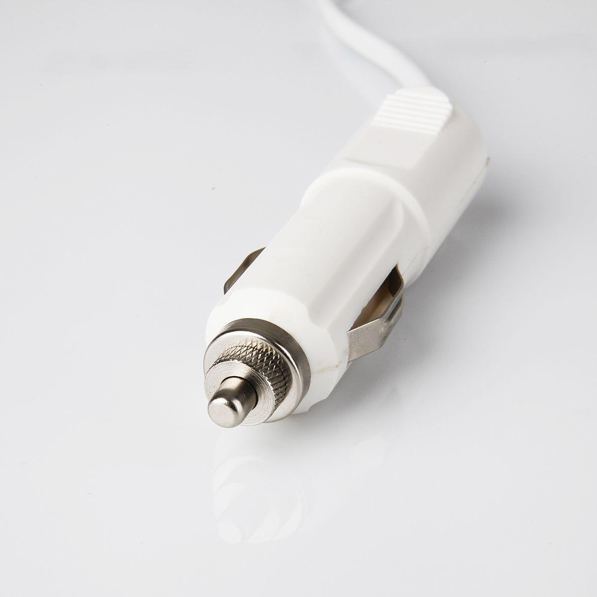 Adapter - autonabíječka ( 3 porty, 2 USB ) bílá