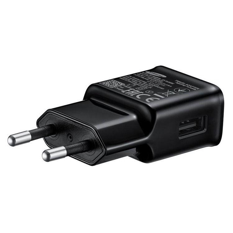 Adapter travel charger Samsung black 2A