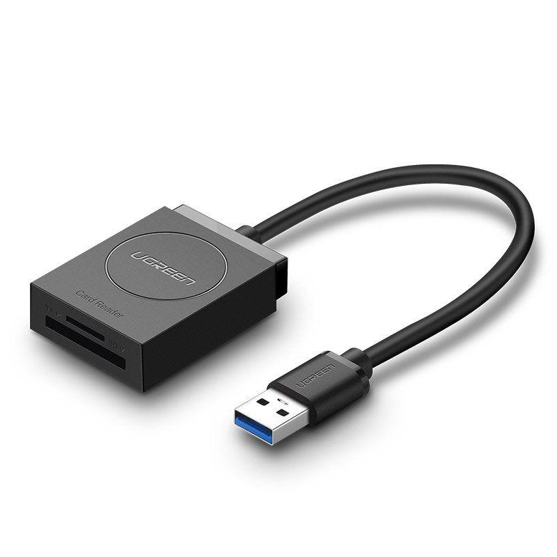 UGREEN czytnik kart SD / micro SD na USB 3.0 czarny