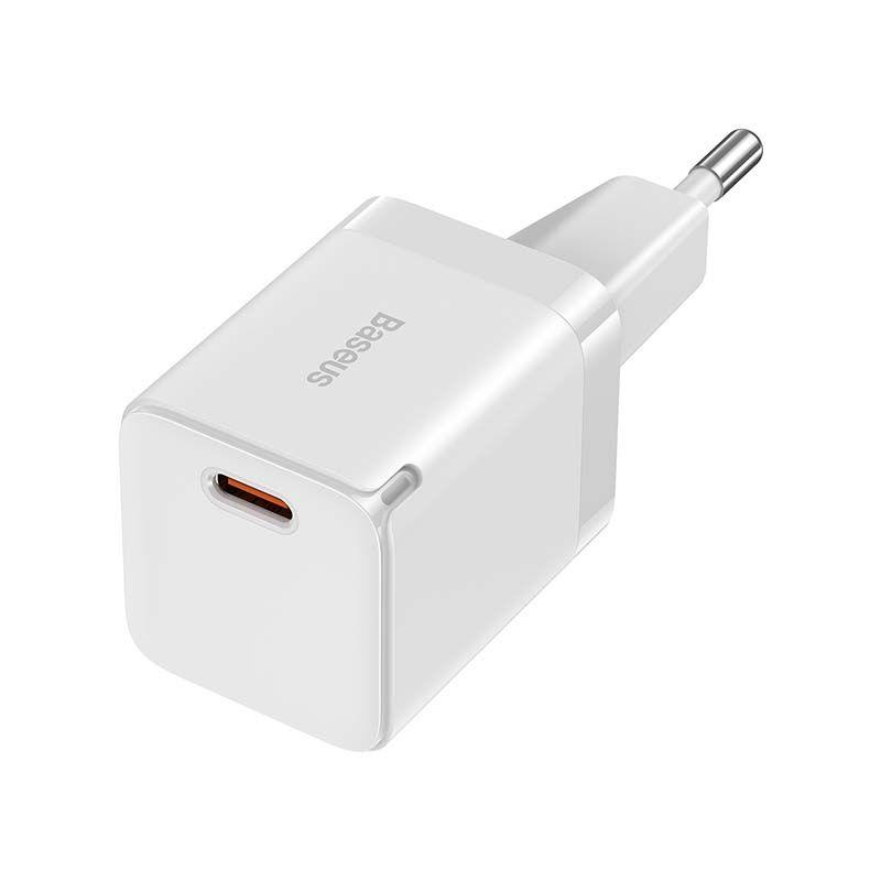 Baseus wall charger adapter USB-C 30W white
