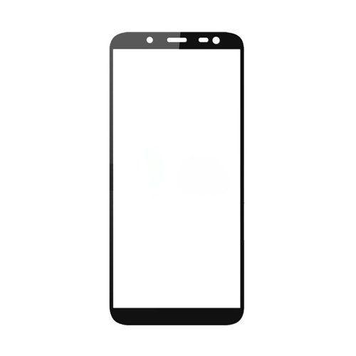 LCD Sklíčko + lepidlo OCA Samsung Galaxy J6 Plus 2018 SM-J610F černé - sklíčko displeje