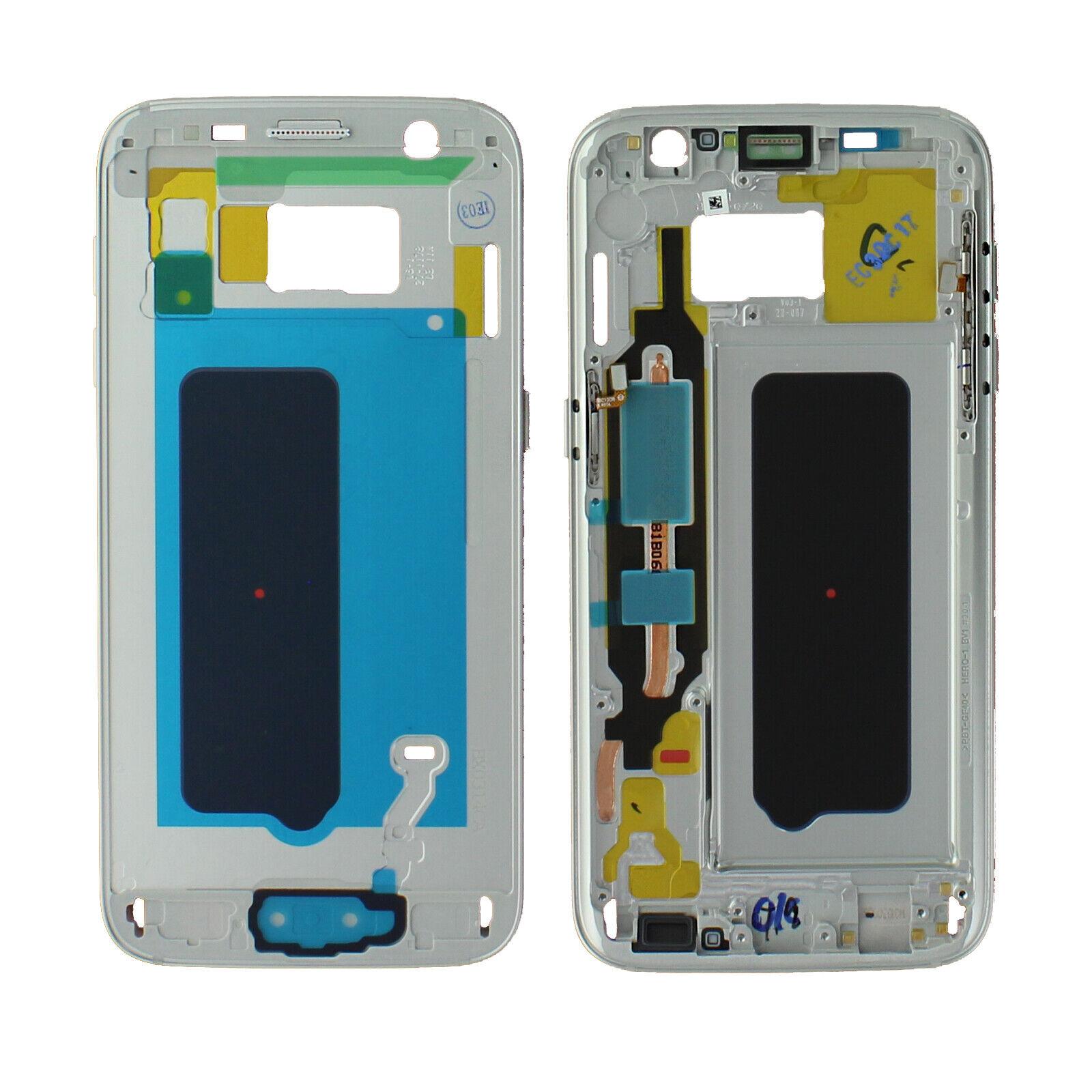 Original middle frame / frame for LCD Samsung SM-G930 Galaxy S7 white