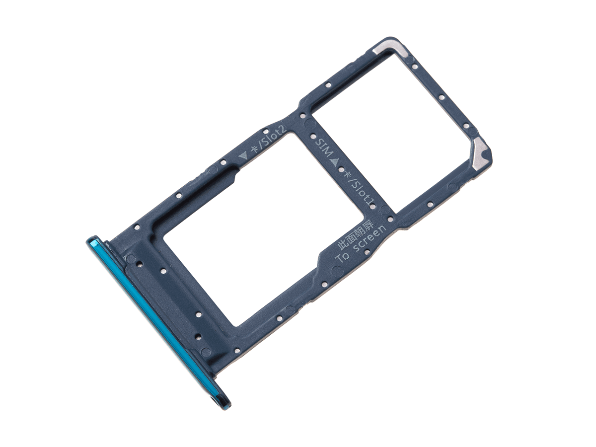 Oryginalna Szufladka karty SIM Huawei P Smart 2019 - niebieska
