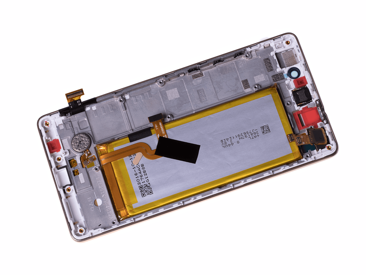 Originál přední panel LCD + Dotyková vrstva Huawei P8 Lite Ale-L21 bílá