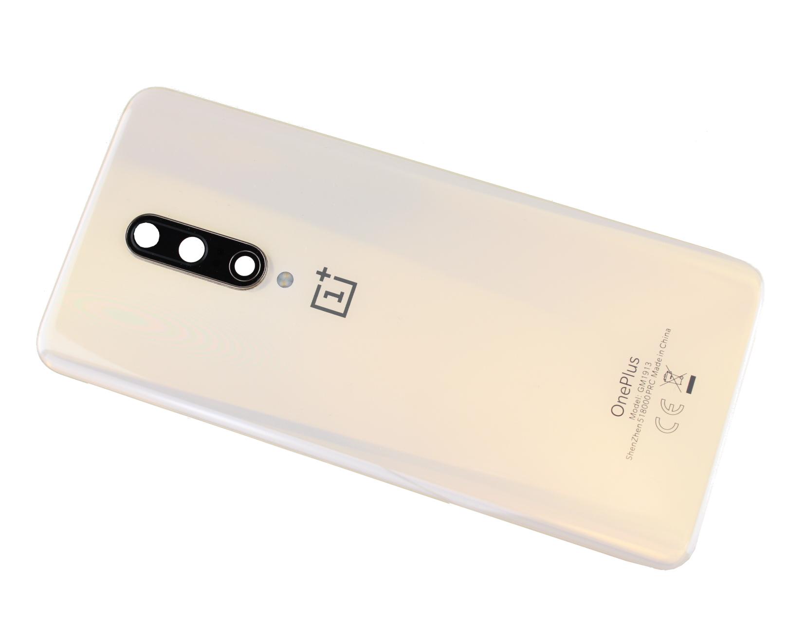 Originál kryt baterie OnePlus 7 Pro GM1913 perleťový - demontovaný díl