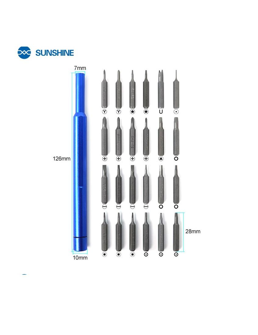 A set of screwdrivers 25in1 Sunshinne SS-5118