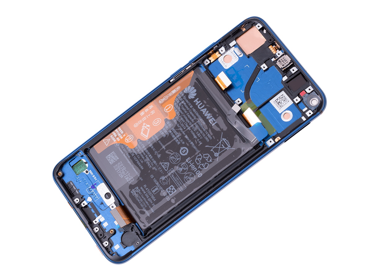 Oryginalny Wyświetlacz LCD + Ekran dotykowy + Bateria Huawei Honor View 20 - niebieski