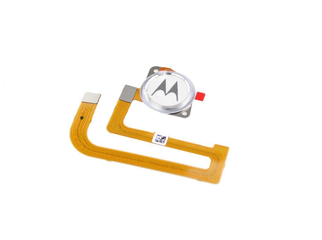 Originál modul čtečky otisku prstů Motorola Moto G8 bílý