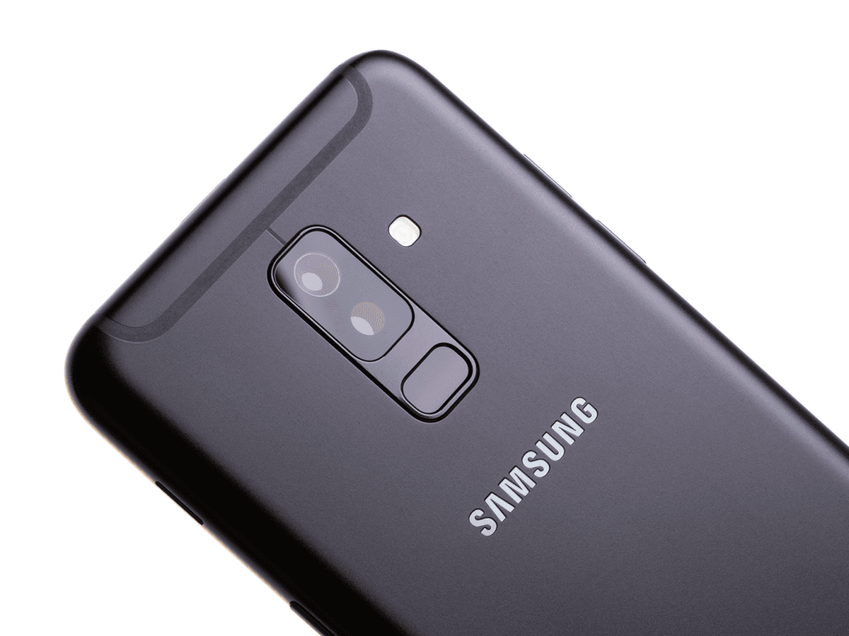 Battery cover Samsung SM-A605 Galaxy A6 Plus (2018) black + szkiełko kamery