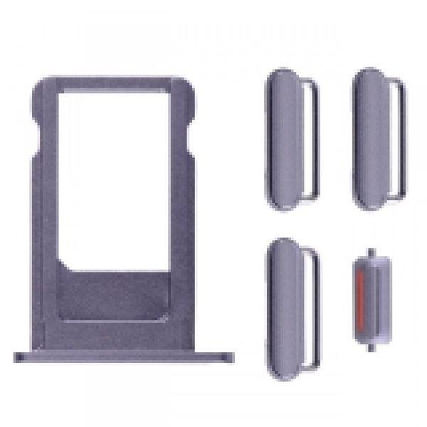 SIM CARD TRAY  + SIDE BUTTONS SET  iPhone 6S SPACE GRAY