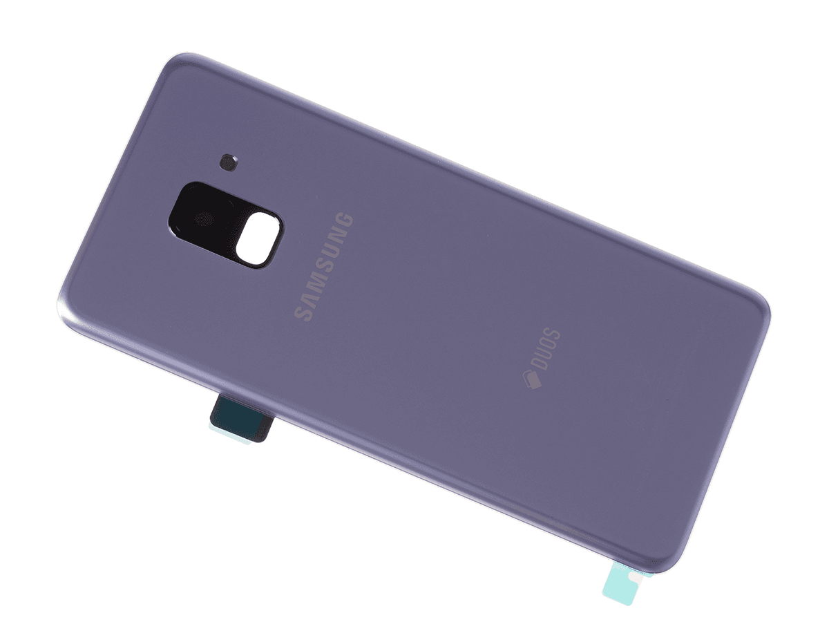 Klapka baterii Samsung SM-A530F Galaxy A8 2018 fioletowa ( orchid grey ) + szkiełko aparatu