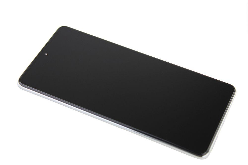 Oryginalny Wyświetlacz LCD + Ekran dotykowy Xiaomi 11T 5G - srebrny/ biały