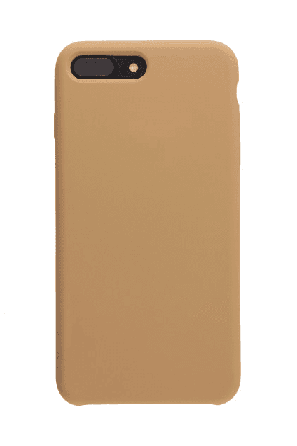 Silicone case iPhone XS gold