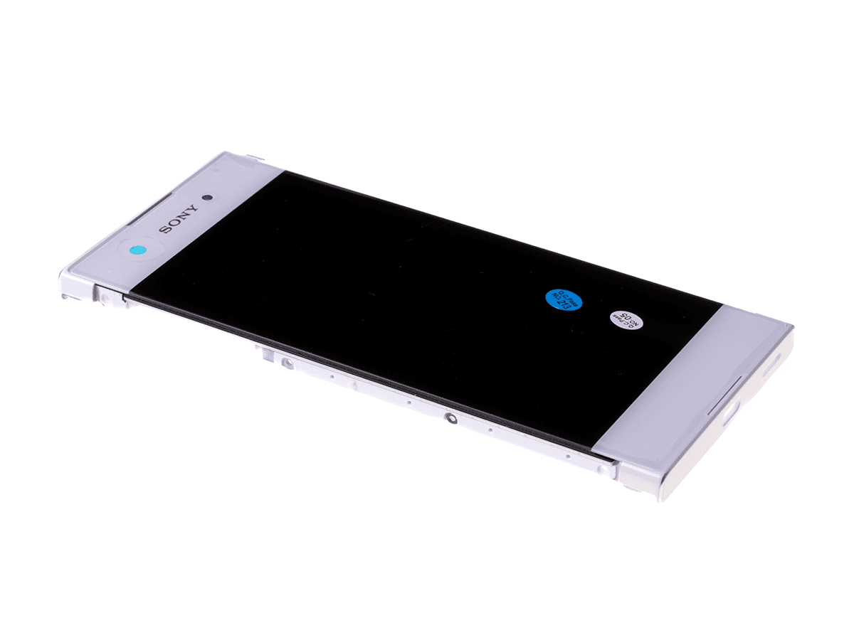 Front cover with touch screen and LCD display Sony G3121, G3123, G3125 Xperia XA1/ G3112, G3116 Xperia XA1 Dual - white (original)