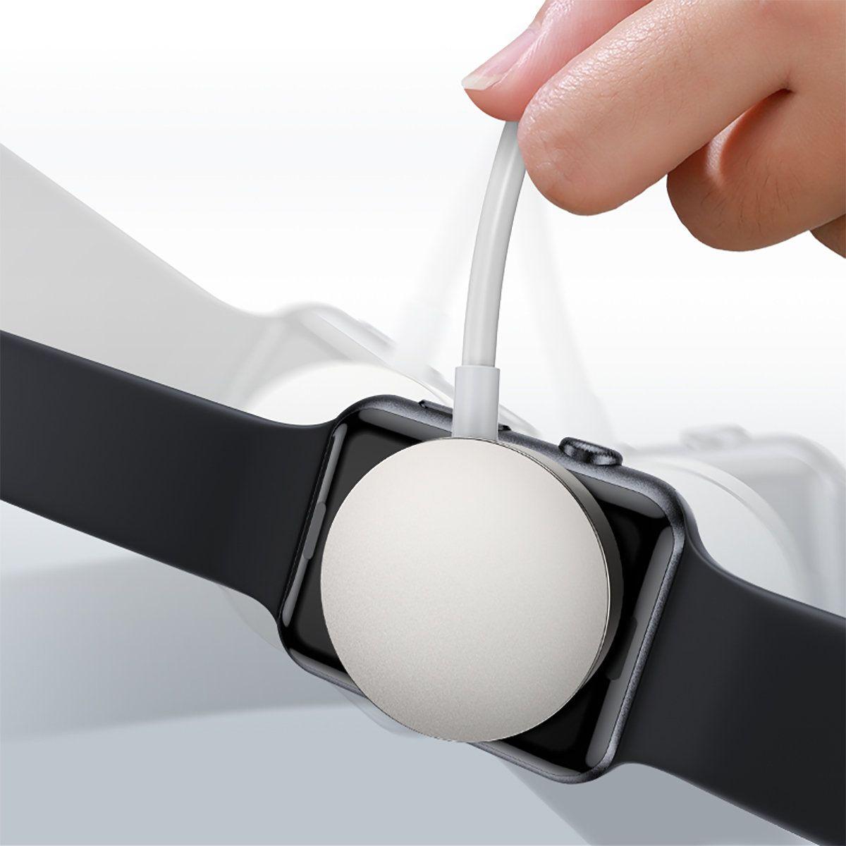 Joyroom kabel z ładowarką indukcyjną do Apple Watch 1.2m biały (S-IW004)