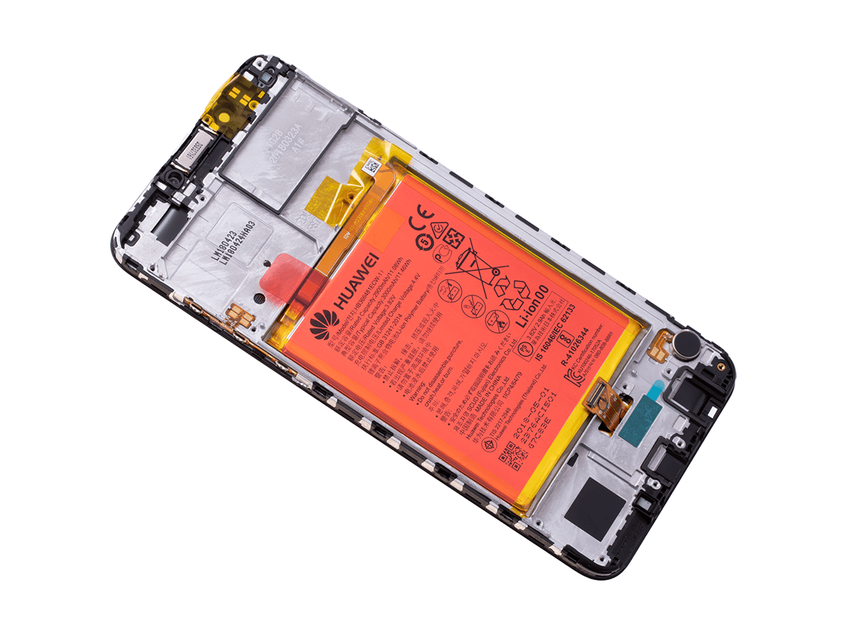 Originál LCD + Dotyková vrstva s baterii Huawei Y7 2018 černá