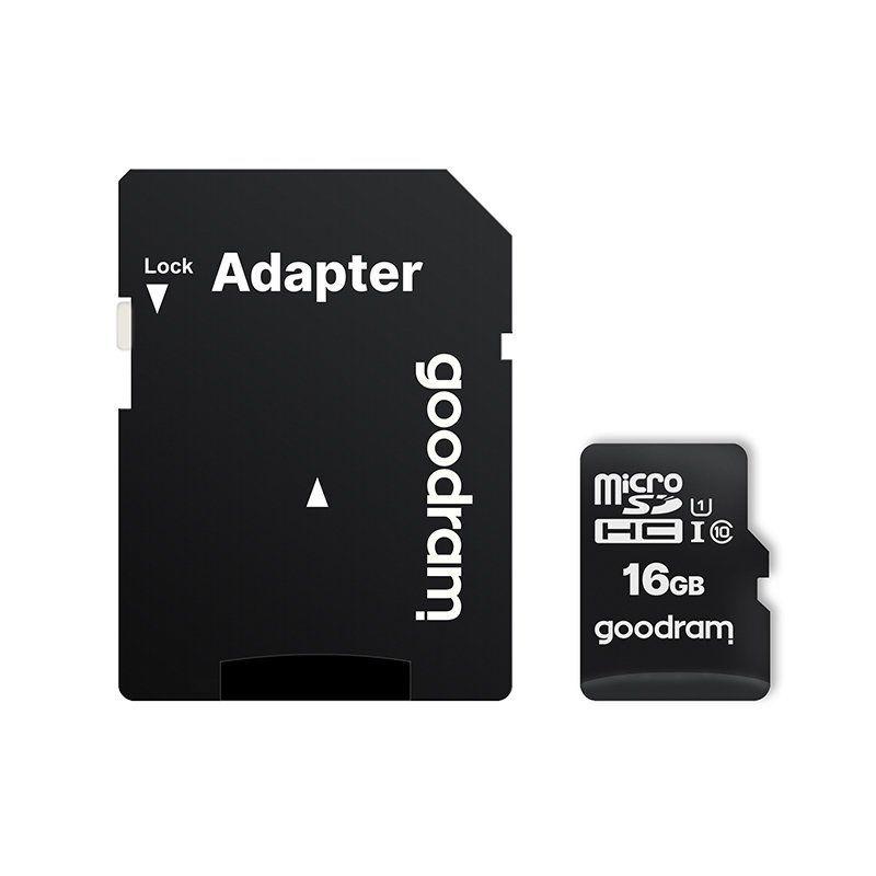 Karta pamięci Goodram micro SDHC 16GB + adapter