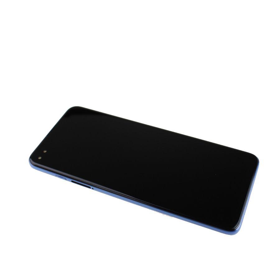 Oryginalny Wyświetlacz LCD + Ekran dotykowy Motorola Moto G100 (XT2125) - niebieski