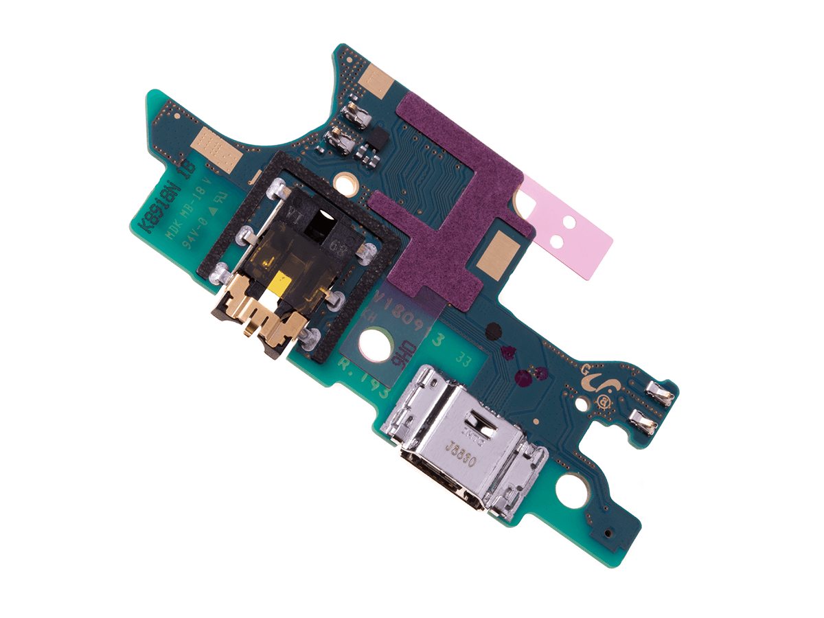 Oryginalny flex + gniazdo ładowania Płytka ze złączem USB i audio Samsung SM-A750 Galaxy A7 (2018)