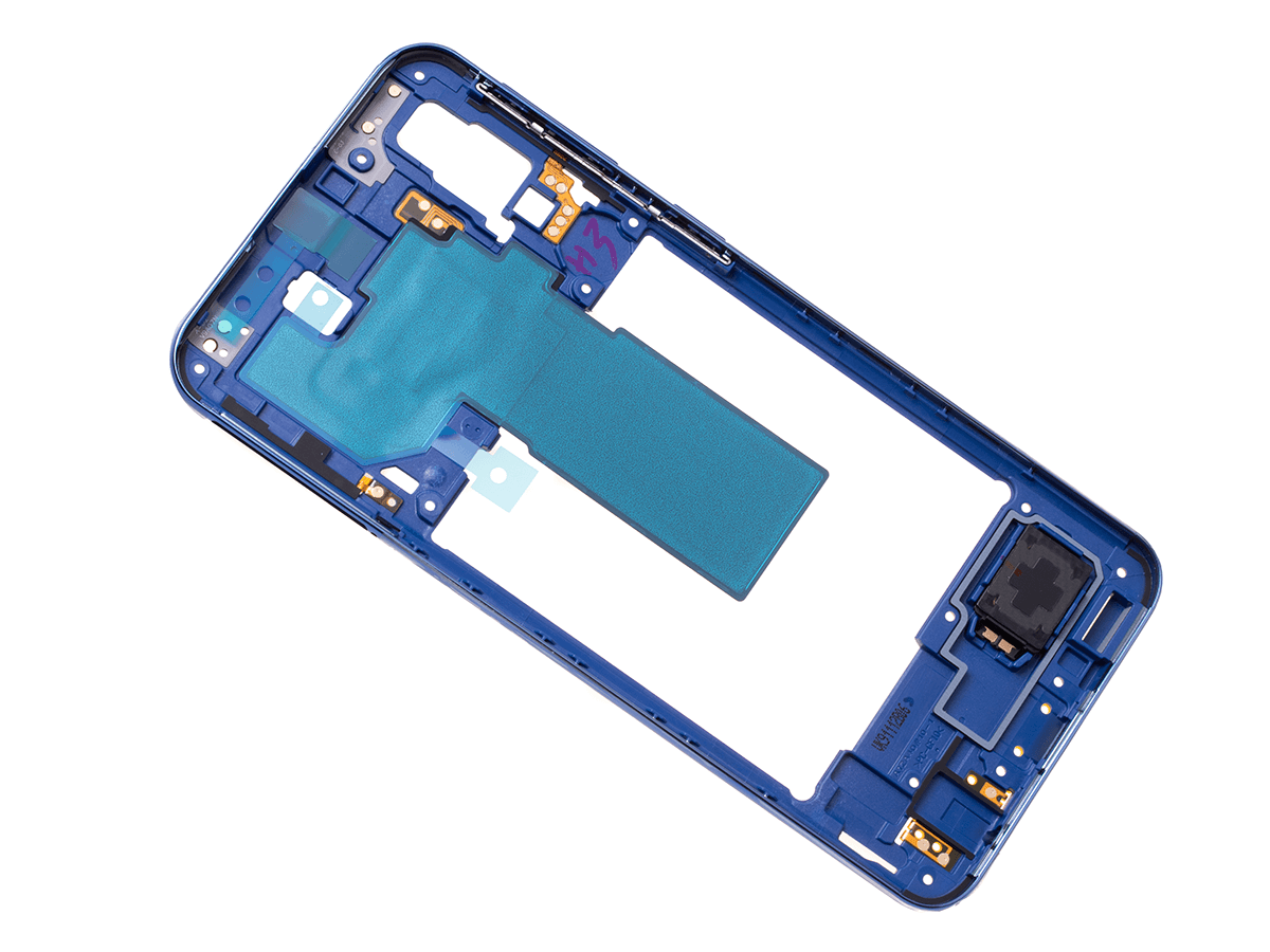 Originál Korpus středový díl Samsung Galaxy A40 SM-A405 modrý