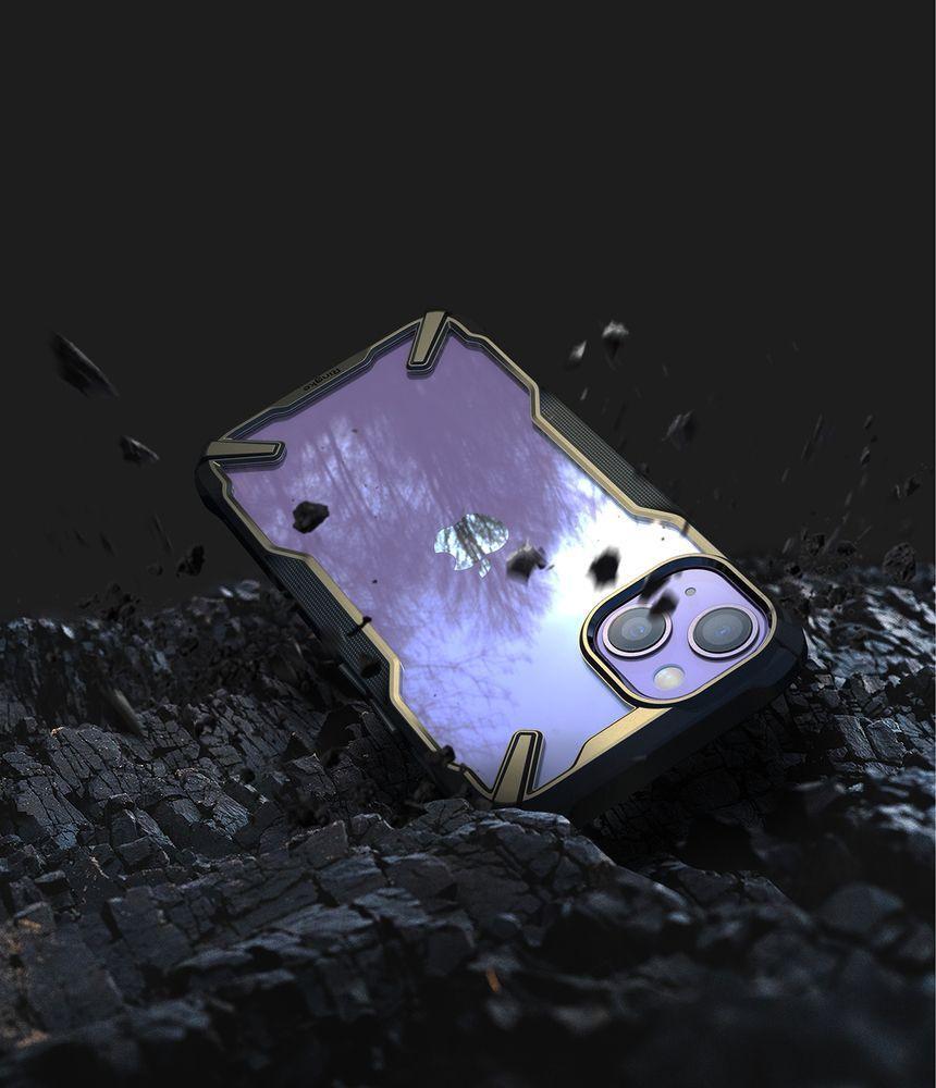Ringke Fusion X etui pancerny pokrowiec z ramką iPhone 13 czarny