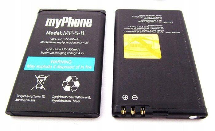 Originál baterie MyPhone MP-S-B 3200/3200i 800 mAh