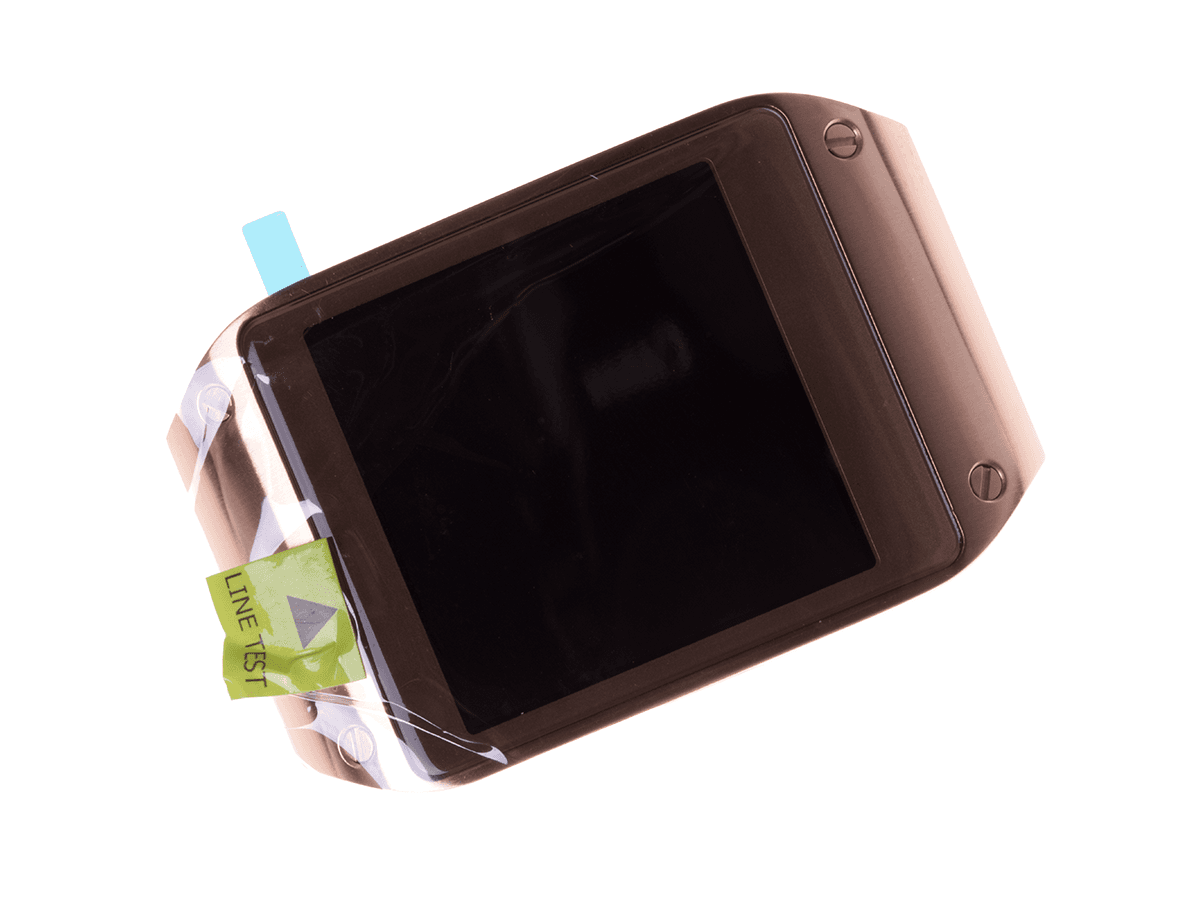 ORYGINALNY Wyświetlacz LCD + ekran dotykowy Samsung SM-V700 Galaxy Gear - złota