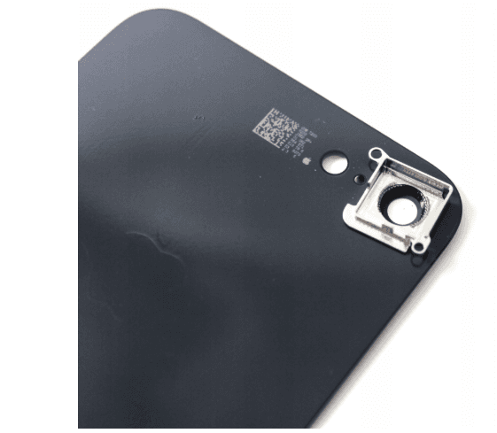 Battery cover iPhone 8 black + camera glass