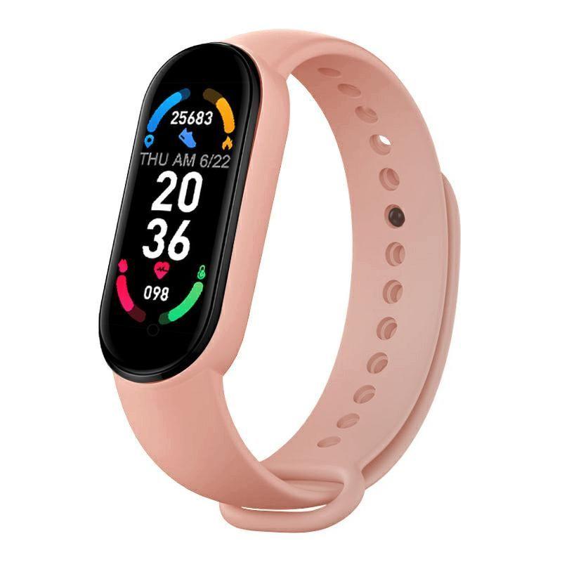 watch smart band - smartwatch m6 pink