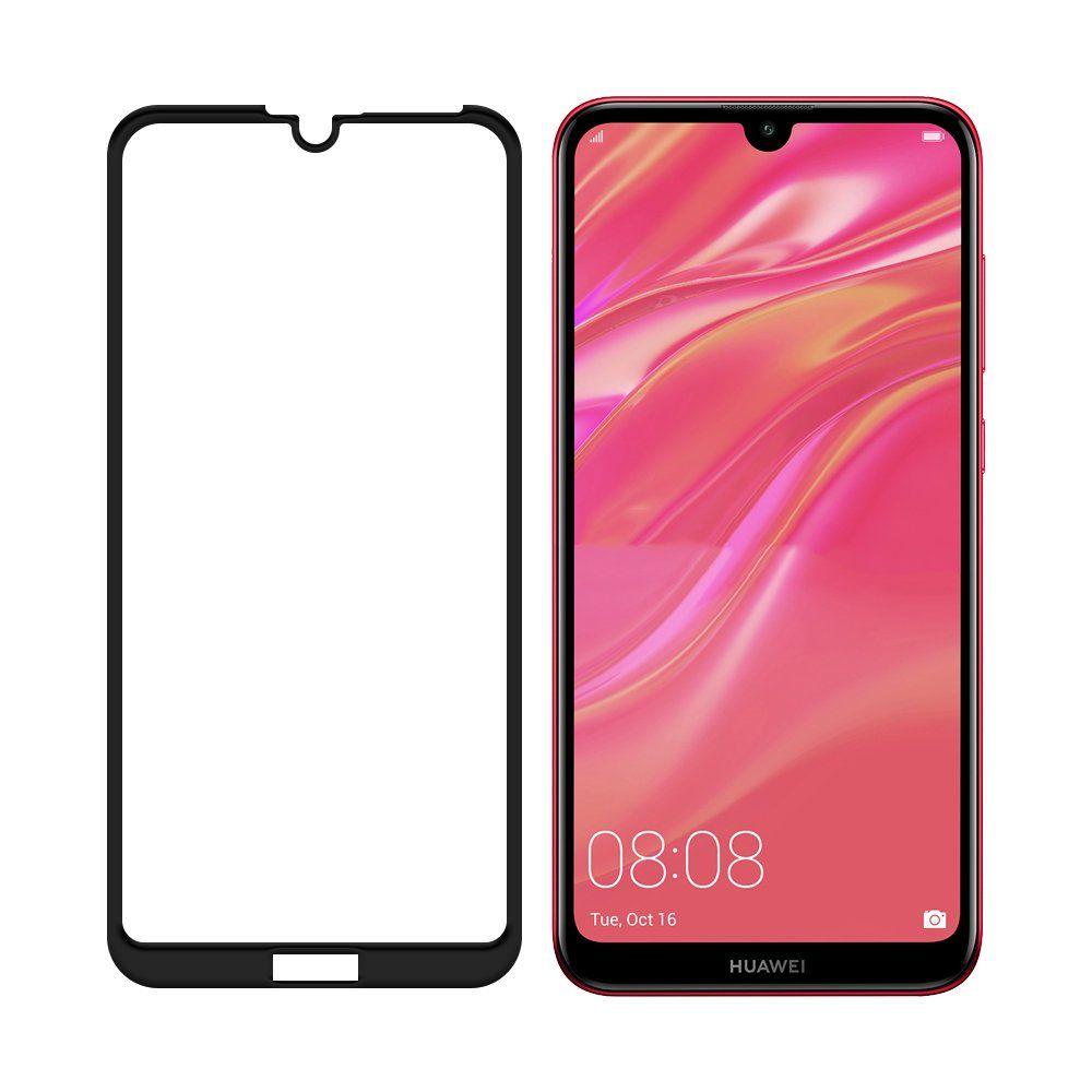 Szkło hartowane Full Glue Huawei Y7 2019 / Y7 Pro 2019 / Y7 Prime 2019 czarne