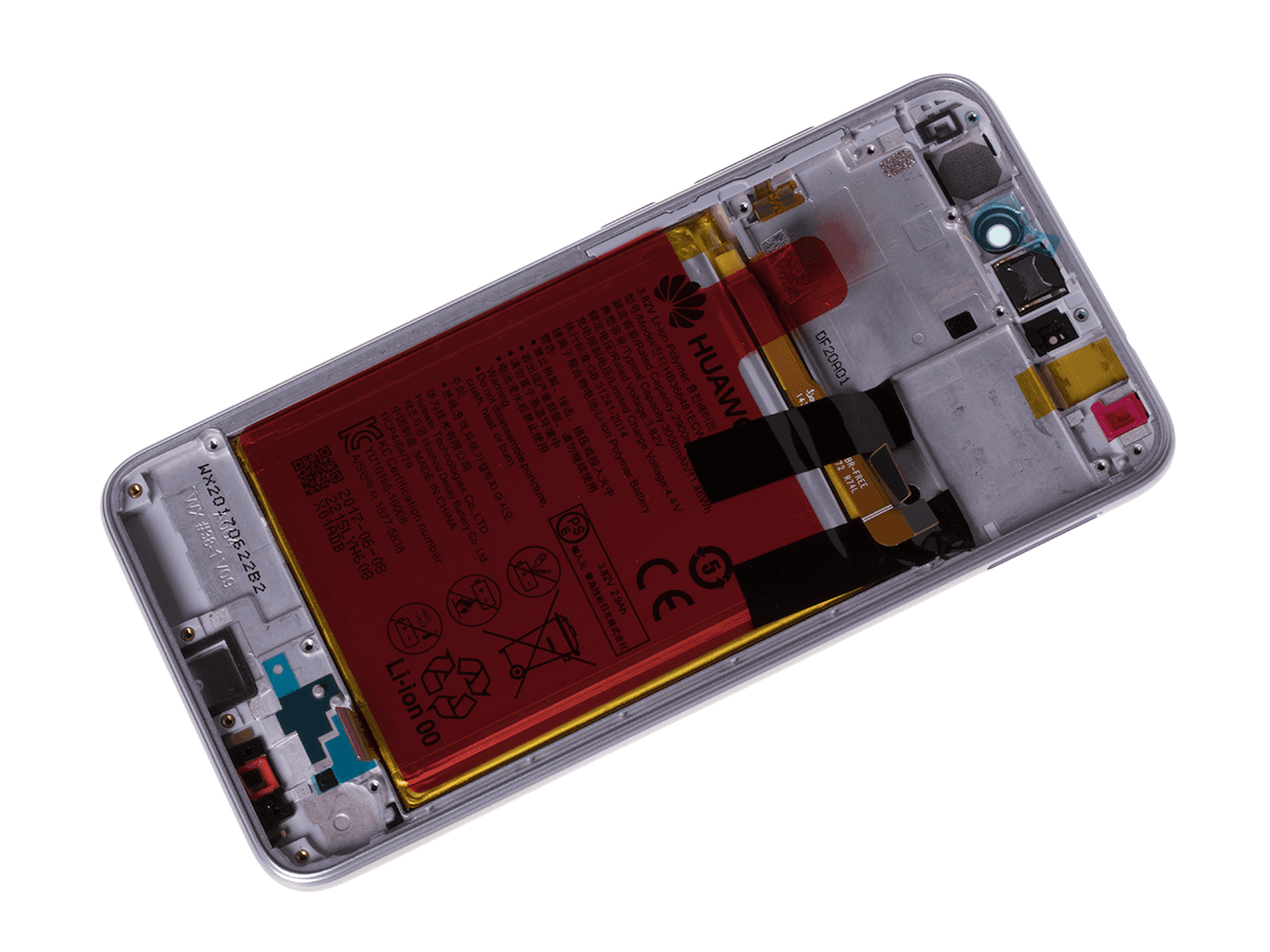 Originál přední panel LCD + Dotyková vrstva Huawei P8 Lite 2017 - P9 Lite 2017 bílá