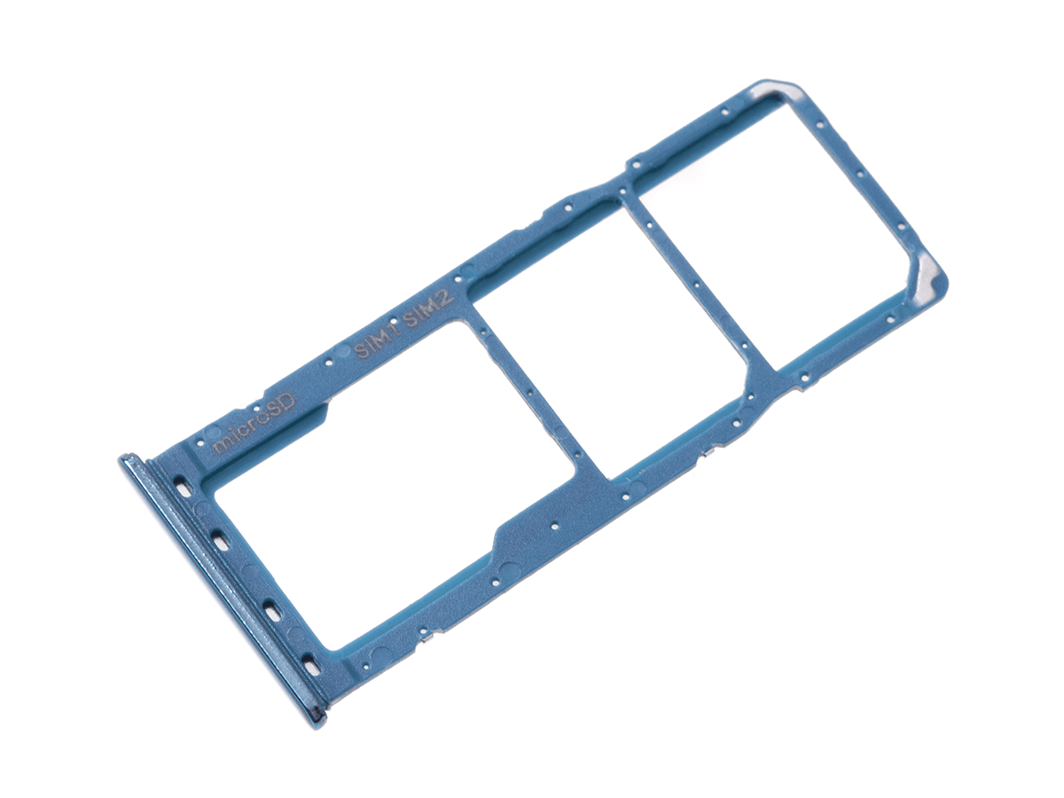 Original SIM tray card Samsung SM-A505 Galaxy A50 - blue