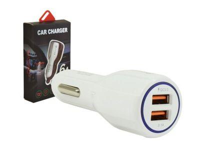 Car charger Samsung 2x USB 3.0 white