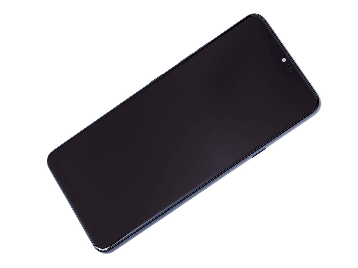 Oryginalna Obudowa przednia z ekranem dotykowym i wyświetlaczem LG G710 G7 ThinQ - niebieska