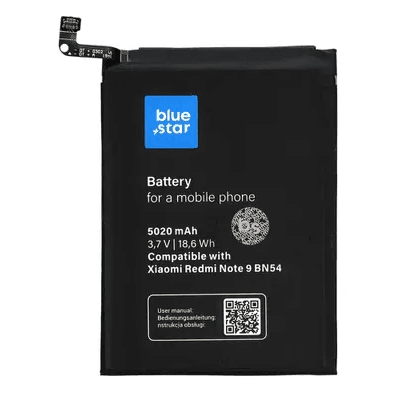 Bateria BN54 Xiaomi Redmi Note 9 5020 mAh Blue Star