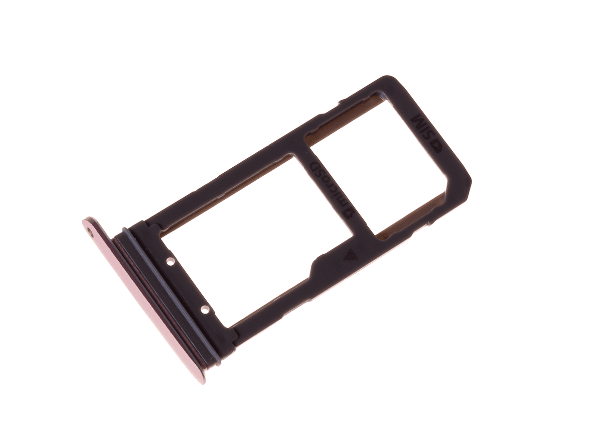 Oryginalna Szufladka karty SIM Samsung SM-G935F Galaxy S7 Edge - różowa