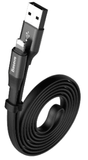 Kabel USB Baseus Nimble Type-C 2A 120cm czarny ( CATMBJ - A01 )