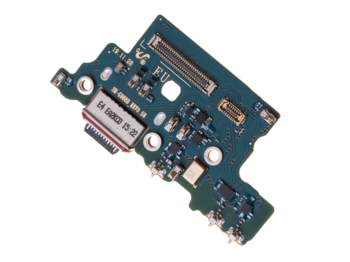 Original DISASSEMBLY flex + charger connector Board with USB connector Samsung SM-G988 Galaxy S20 Ultra