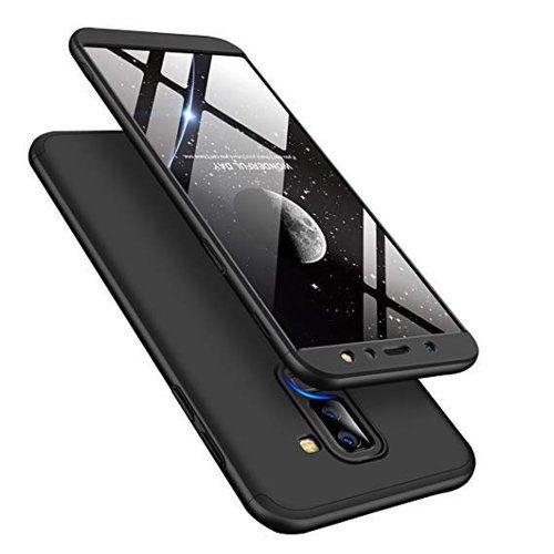 Obal 360° Samsung Galaxy A6 Plus 2018 A605 černé přední + zadní díl