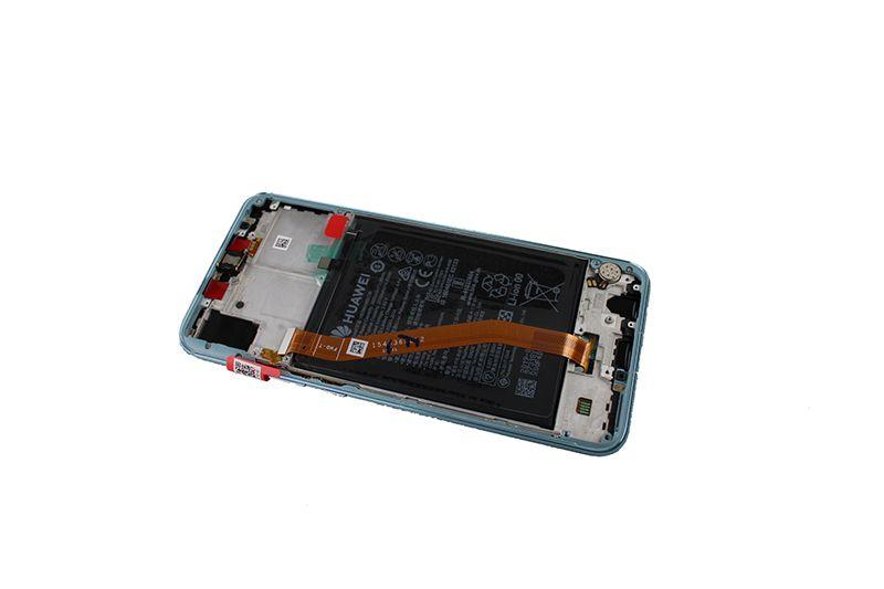 Oryginalny Wyświetlacz LCD + Ekran dotykowy + Bateria Huawei Nova 3 - niebieski