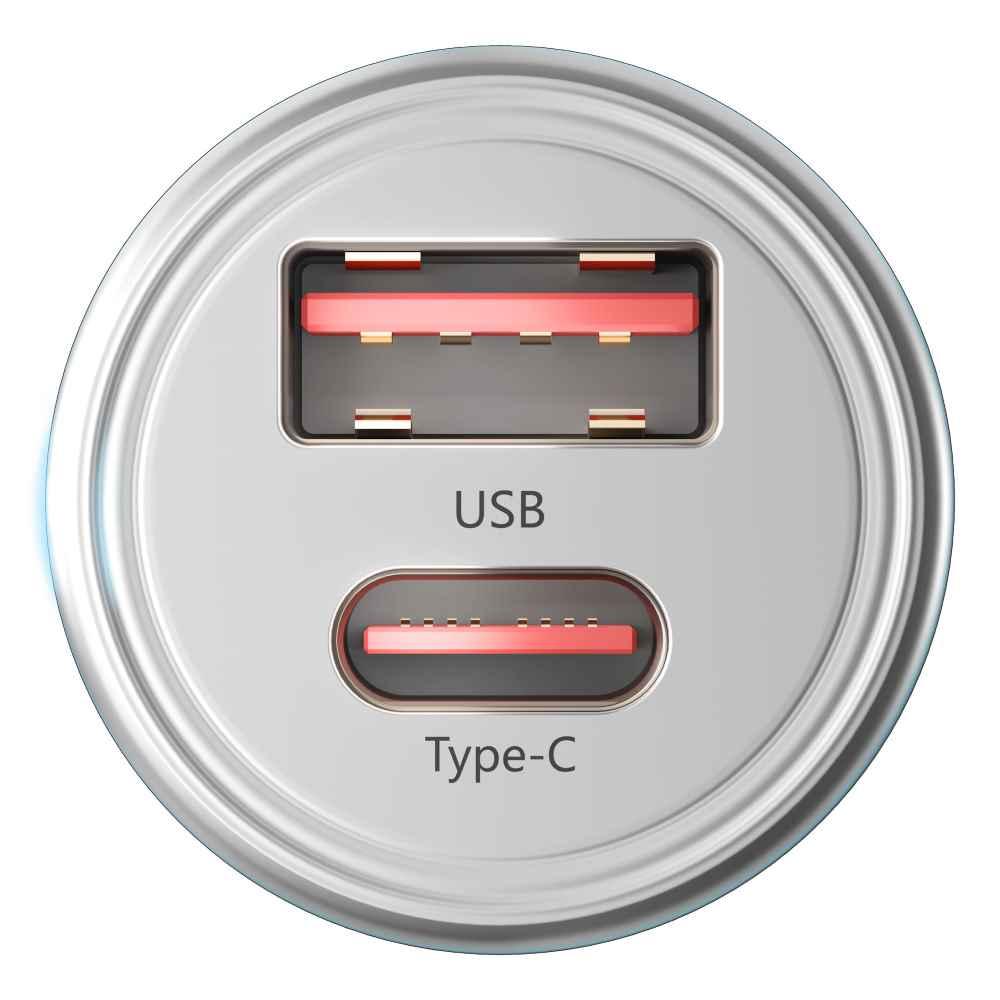 3mk nabíječka do auta 45W - Hyper Car Charger USB + USB-C