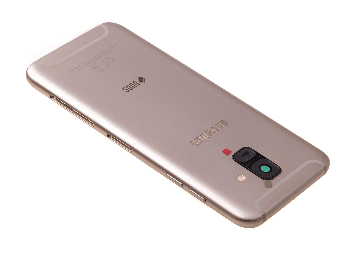 Oryginalna Klapka baterii Samsung SM-A600 Galaxy A6 (2018) Dual SIM - złota