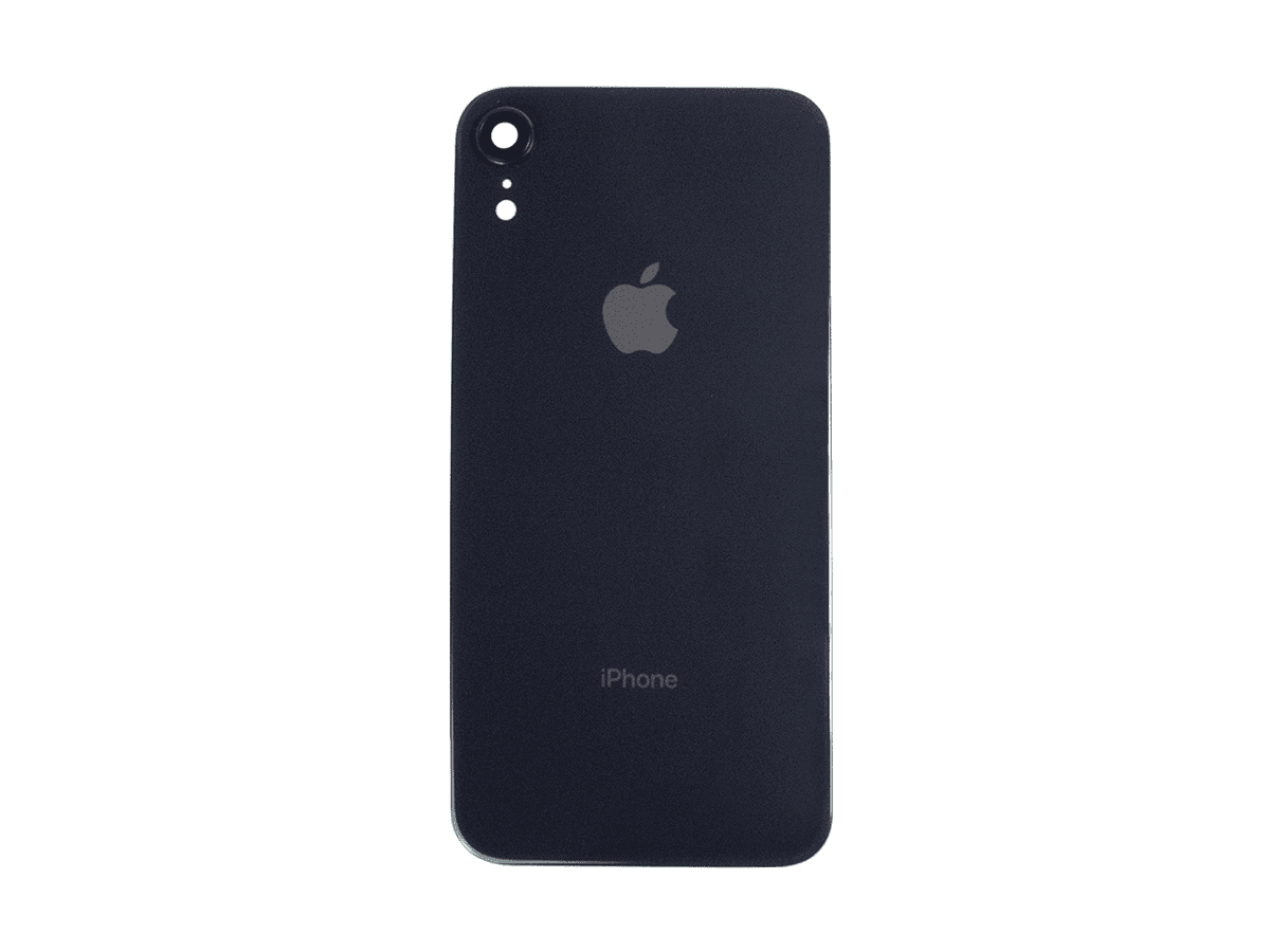 Battery cover iPhone XR + camera glass black