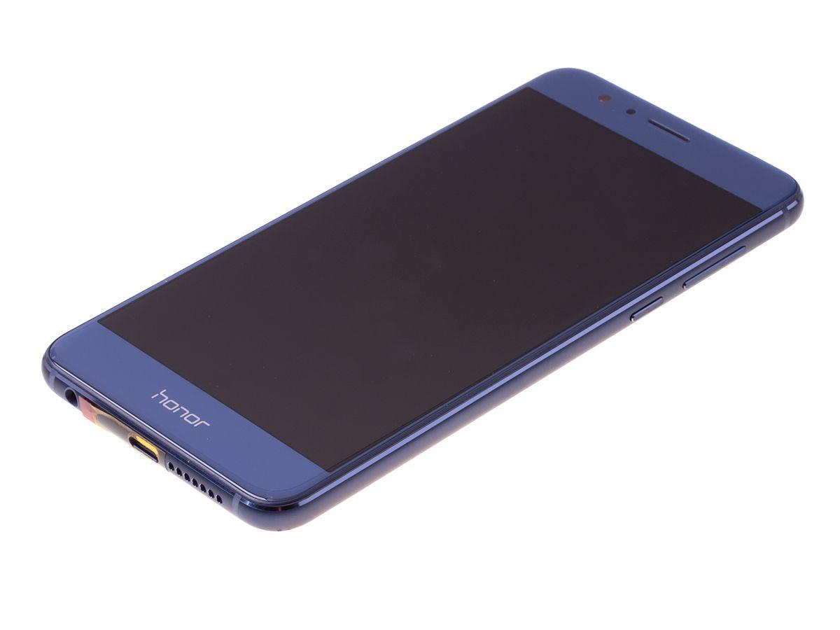 Original Front cover with touch screen and LCD display Huawei Honor 8 - blue