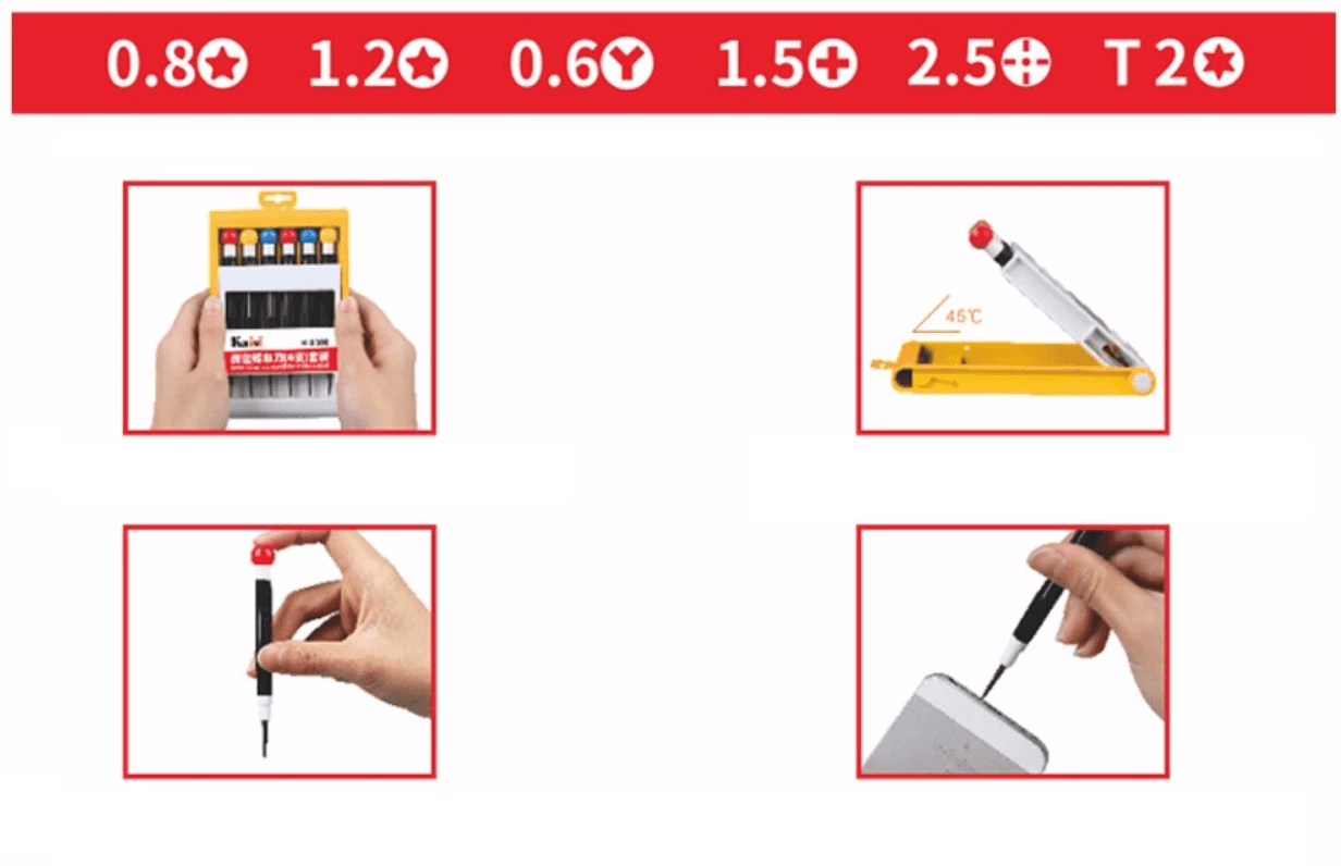 Kaisi K-9306 screwdriver set