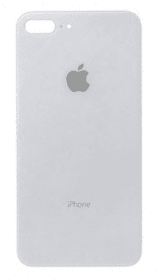 Battery cover iPhone 8 Plus with bigger hole for camera - white