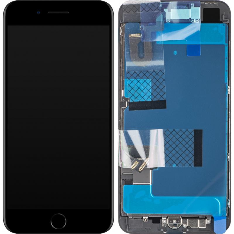 Oryginalny Wyświetlacz LCD + Ekran dotykowy iPhone 8 Plus czarny (Service Pack)